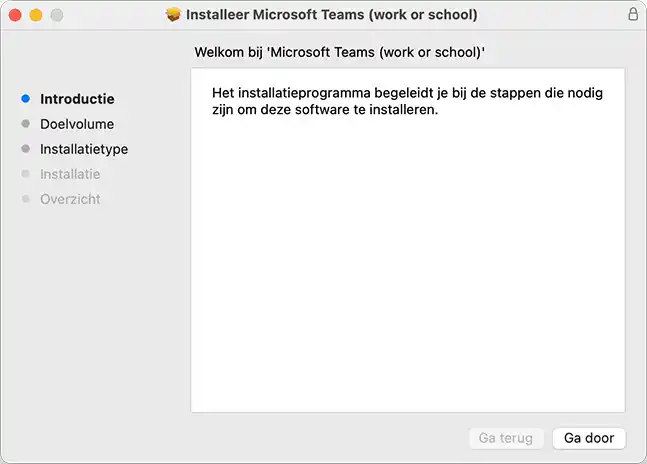 Apps installeren via een Installer